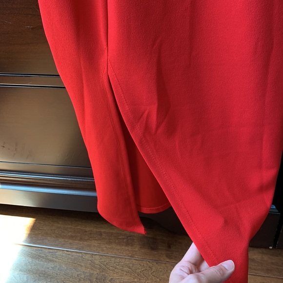 Hello molly red slit dress - Picture 2 of 4